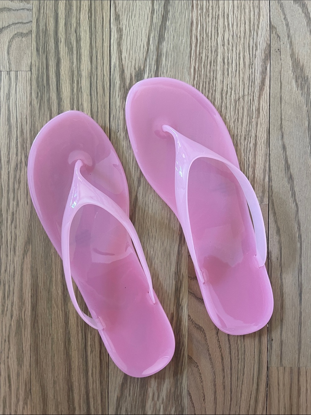 Women’s Pink Jelly Flip Flop Sandals